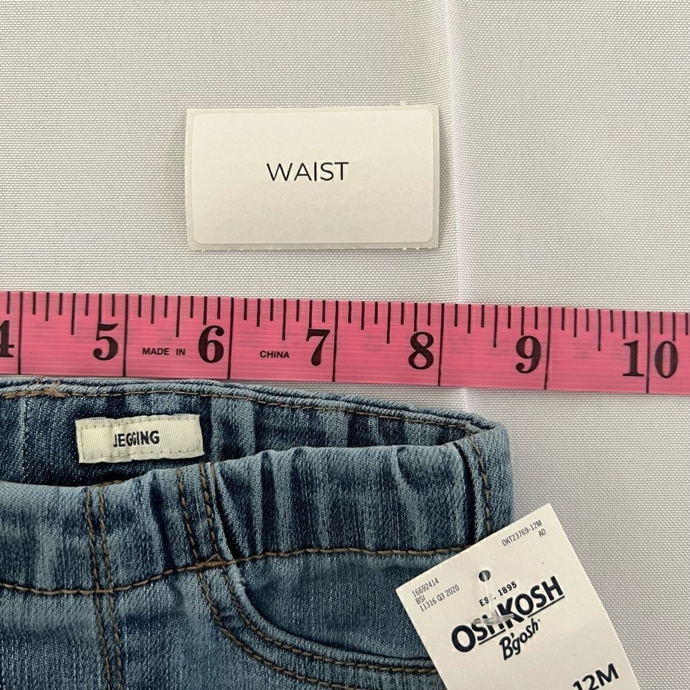 OshKosh Long Sleeve Tees and NWT Jeggings Bundle 12 months - Picture 11 of 15